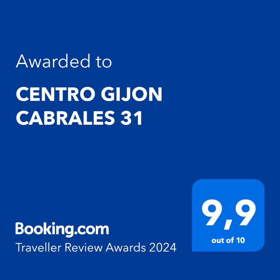 Centro Gijon Cabrales 31 Apartment Bagian luar foto